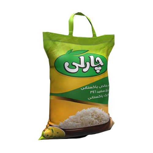 برنج پاکستانی 386 کیسه 10کیلوچارلی