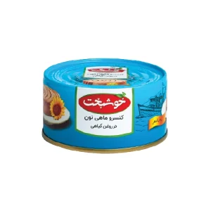 كنسرو ماهي تن در روغن قوطي 180 گ خوشبخت