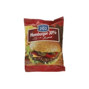 همبرگر 30% گوشت قرمز 202