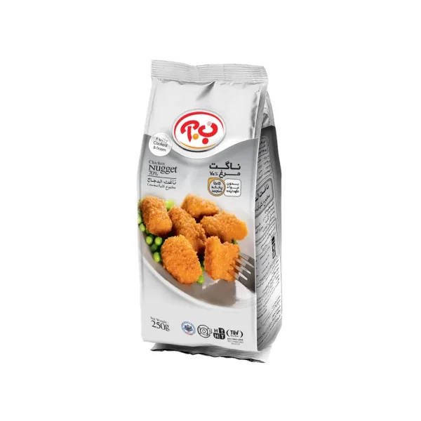 ناگت مرغ 250 گرمي ب.آ