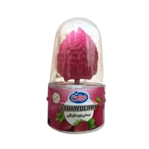 بستنی سه بعدی توت فرنگی