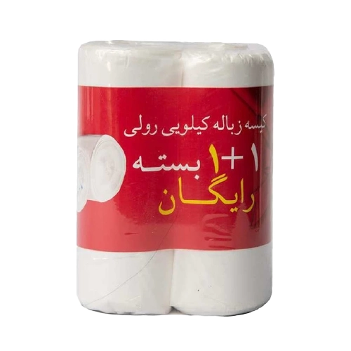 پک 1+1 کیسه زباله کیلویی پتروکلین