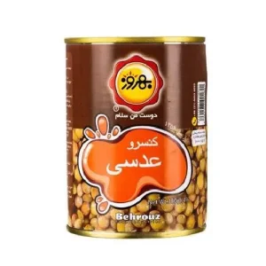 کنسرو عدسی 380 گرمی بهروز