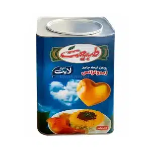 روغن نباتی نیمه جامدزیرو ترانس حلب 5 کیلوگرم طبیعت لایت
