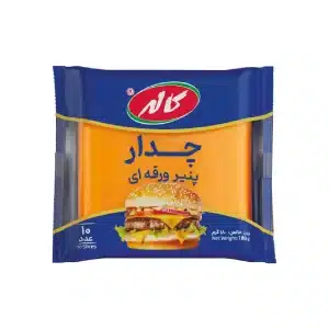 پنير چدار ورقه ای 180 گرمی کاله